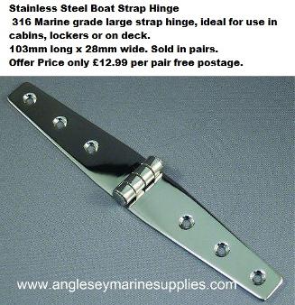Stainless Steel Boat Strap Hinge 