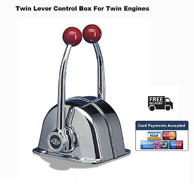 Teleflex MT3 Twin Lever Outboard Engine Control Box