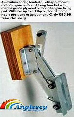 aluminium outboard engine bracket