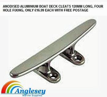 boat deck cleats aluminium