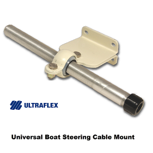 boat steering cable mount