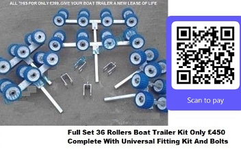boat trailer rollers full kit