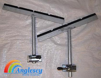 boat trailer rollers long side snubbers