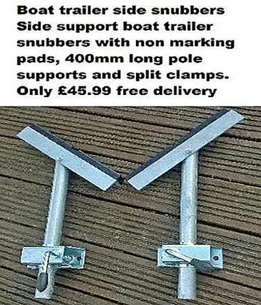 boat trailer rollers side snubbers