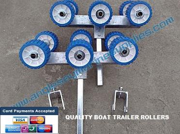 boat trailer rollers six