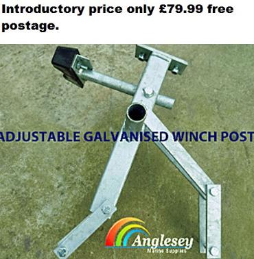 boat trailer winch post