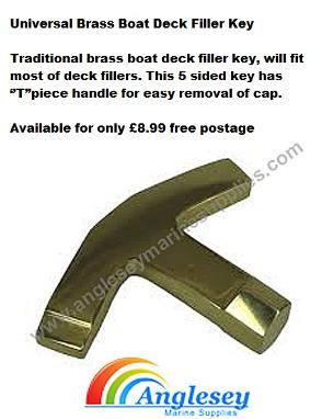 boat deck brass filler key