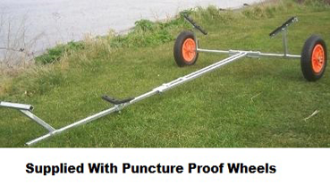 dinghy launch trolley puncture proof
