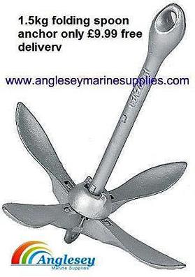 folding spoon boat anchor