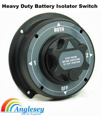 heavy duty boat battery isolator switch