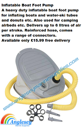 inflatable boat foot pump