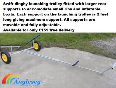 Inflatable Boat Launching Trolley