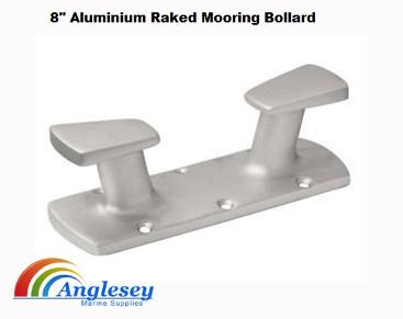 aluminium raked mooring bollard