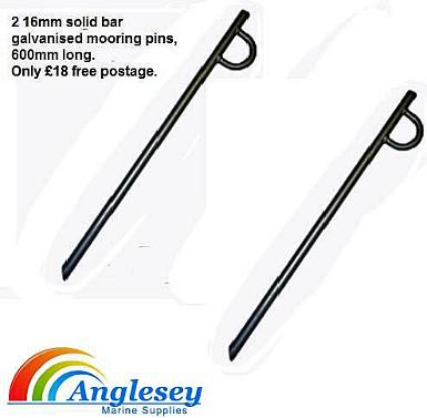 boat mooring pins