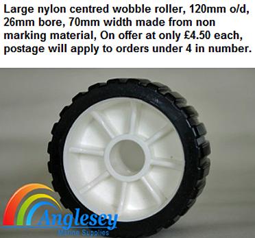 nylon boat trailer wobble rollers