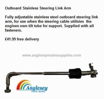boat steering link arm