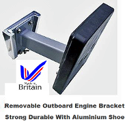 removeable outboard engine bracket