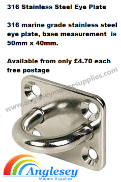 Stainless Steel Eye Plate