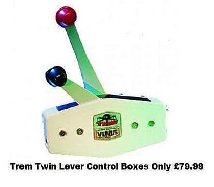 trem twin lever outboard engine control box