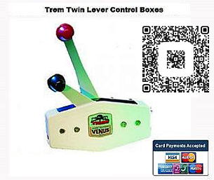 twin lever outboard engine control box