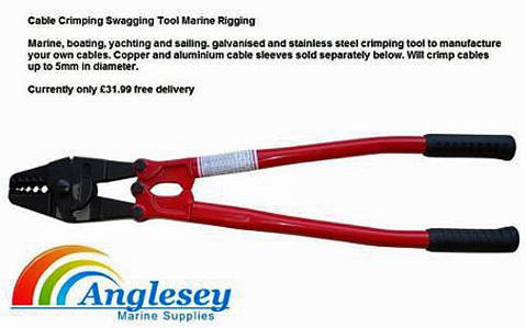 wire crimpers swagging tool