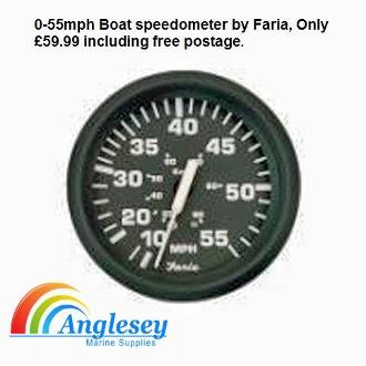 0-55mph Boat speedometer by Faria