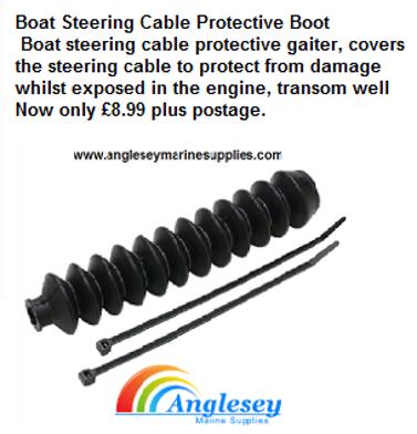 boat steering cable boot