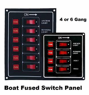 boat battery switch panel 12v