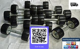 boat trailer rollers on spindles