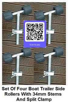 boat trailer side rollers