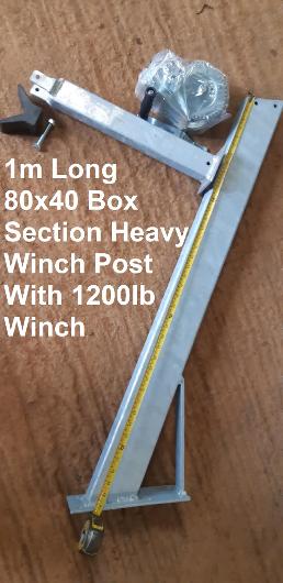 large winch post boat