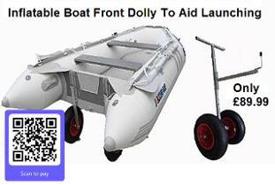 launching dolly for inflatable boat