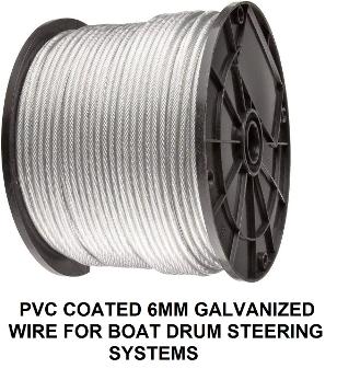 boat steering cable wire